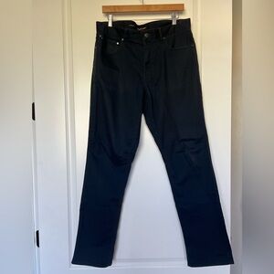 Michael Kors Men's Tailored Fit Stretchy Straight Leg 32x32 Navy Blue Jeans